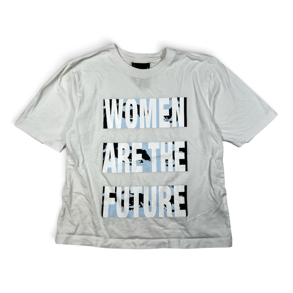 P.A.M. Perks And Mini Women Are The Future White Graphic T Shirt Size XS